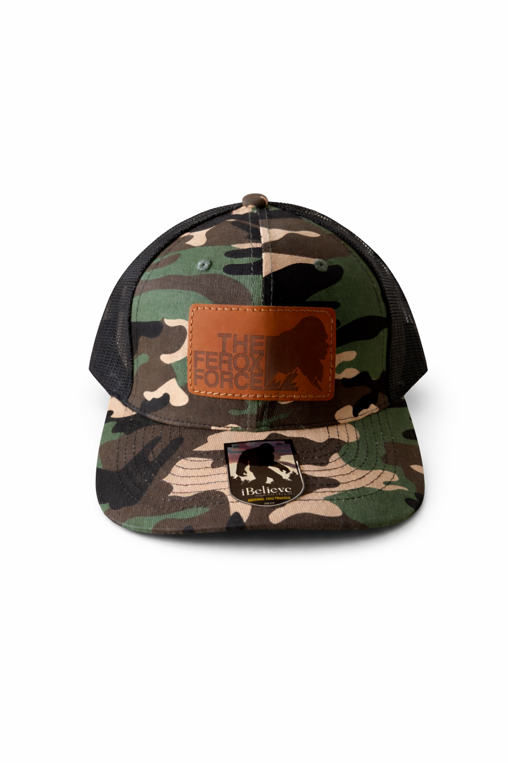 iBelieve Camo Trucker Hat
