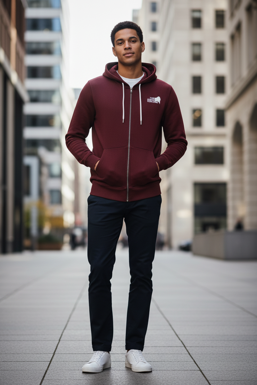Ferox Force Burgundy Jacket - City Lifestyle